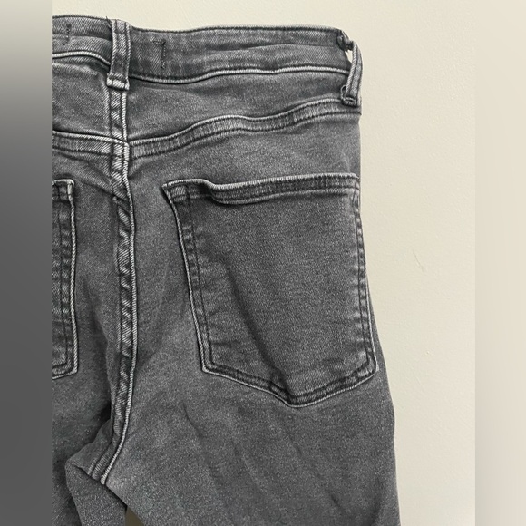 We The Free Black High Rise Ankle Skinny Jeans with Raw Hem - Picture 8 of 8